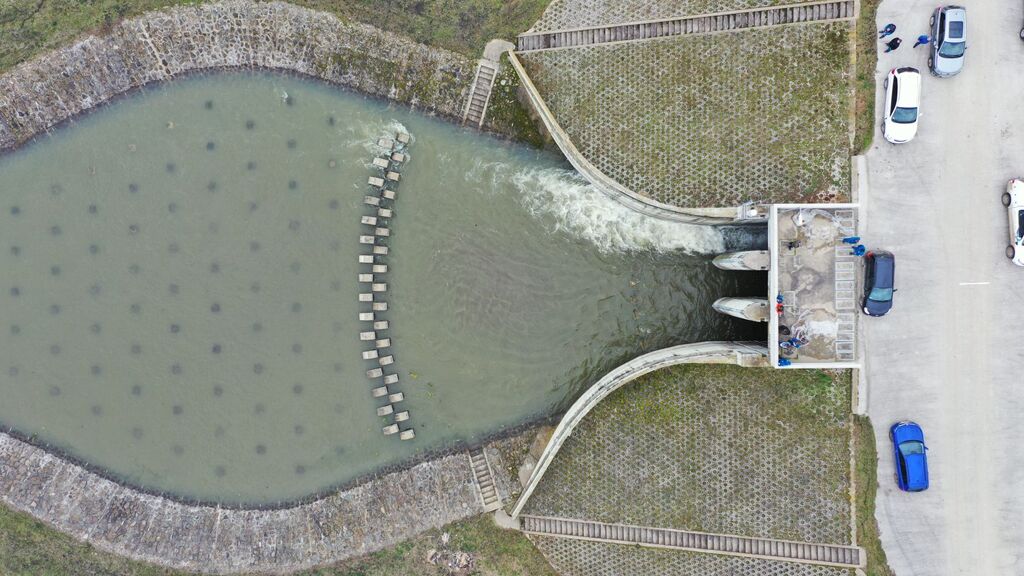 Tiszaroffi tározó déli műtárgy