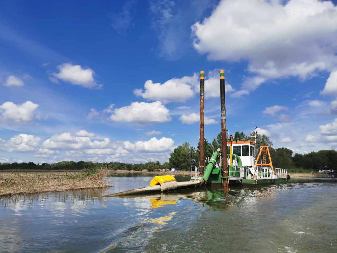 VIII. öblítő kotrás