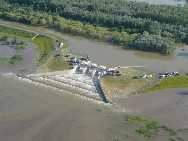 Tiszaroffi tározónyitás